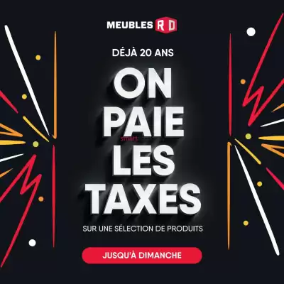 Meubles RD flyer (valid until 7-10)