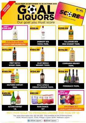 Goal Supermarket catalogue (valid until 5-10)