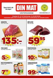 Din Mat reklamblad vecka 40 Sida 1