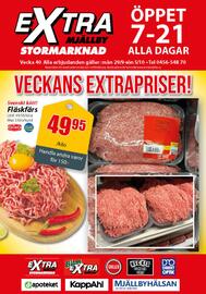 Extra Mjällby Stormarknad reklamblad vecka 40 Sida 1