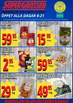 Supergrossen reklamblad (giltig till och med 5-10)