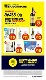 Real Canadian Liquorstore flyer week 40 Page 1