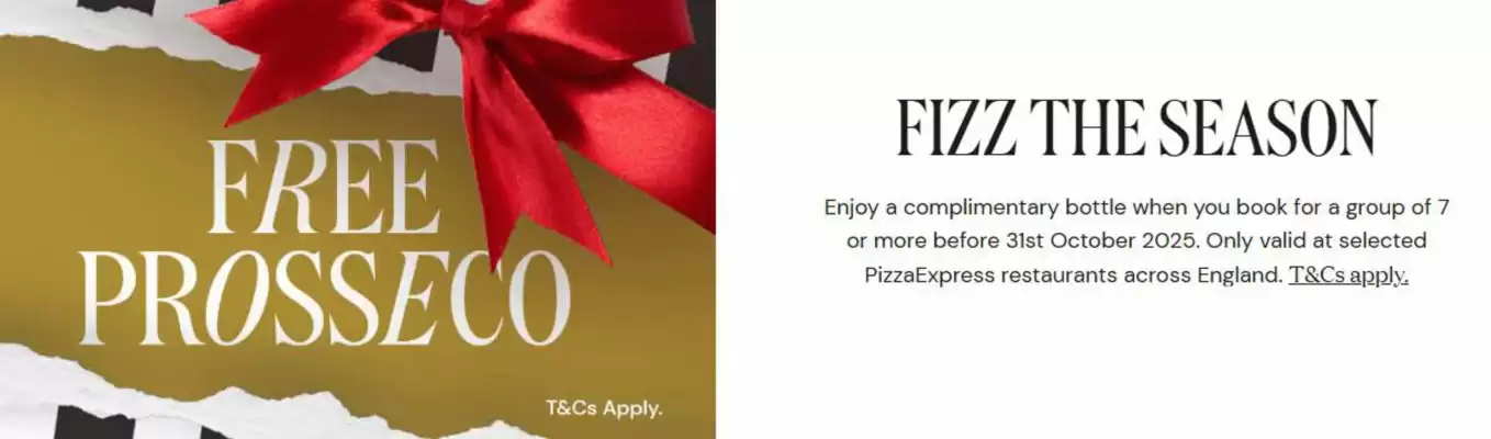 Pizza Express leaflet (valid until 31-10)