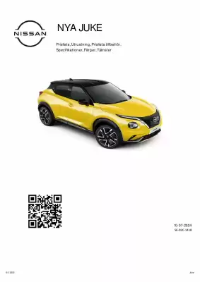 Nissan reklamblad (giltig till och med 31-10)