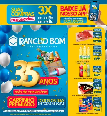 Catálogo Rancho Bom Supermercados (válido até 5-10)