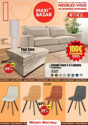 Catalogue Maxi Bazar (valable jusqu'au 1-11)