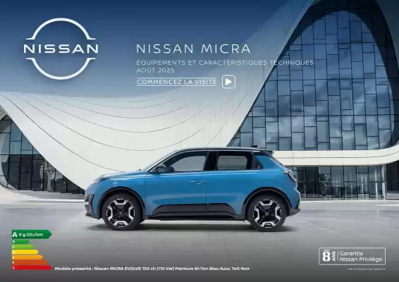 Catalogue Nissan (valable jusqu'au 29-09)