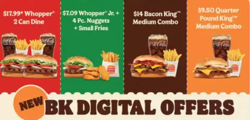 Burger King flyer (valid until 5-10)