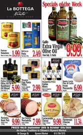 La Bottega Nicastro flyer Page 1