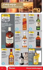 Auchan akciós újság | Alkohol Oldal 32