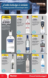 Auchan akciós újság | Alkohol Oldal 34