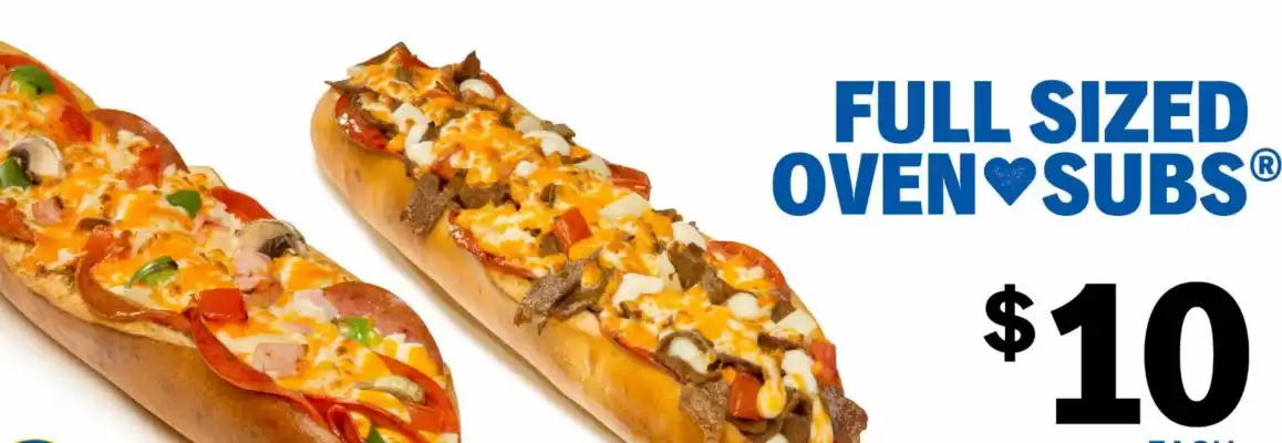 Greco Pizza flyer (valid until 6-10)