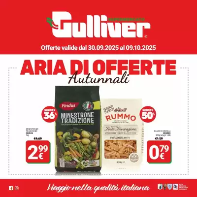 Volantino Supermercati Gulliver (valido fino al 9-10)
