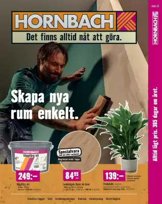 Hornbach reklamblad (giltig till och med 22-10)