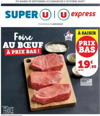 Catalogue Super U (valable jusqu'au 5-10)
