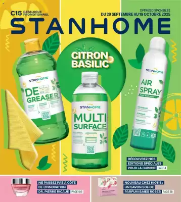 Catalogue Stanhome (valable jusqu'au 19-10)