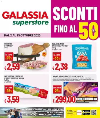 Volantino Galassia superstore (valido fino al 15-10)