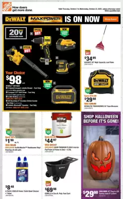 Home Depot flyer (valid until 22-10)