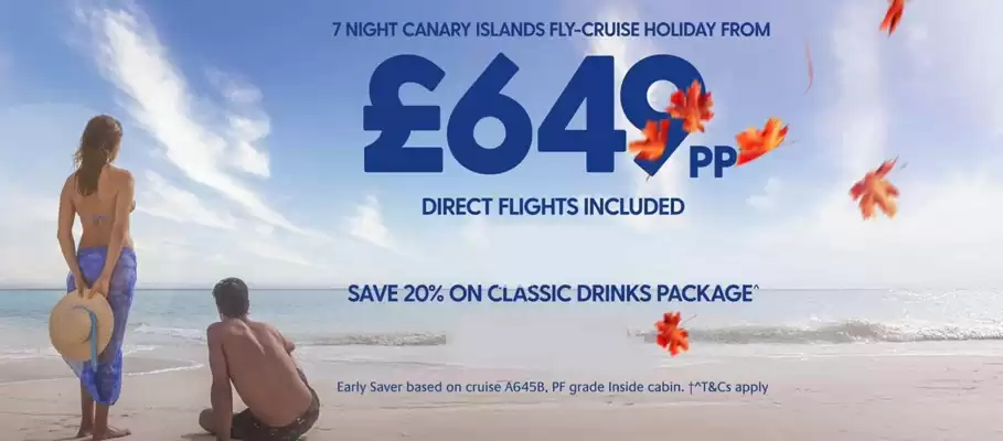 P&O Cruises leaflet (valid until 22-10)