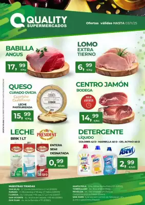 Folleto Quality Supermercados (válido hasta el 3-11)