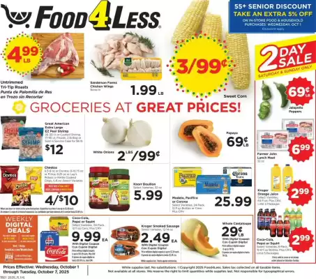 Food 4 Less weekly ad