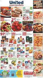 United Supermarkets weekly ad week 40 Page 1