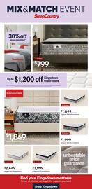 Sleep Country flyer Page 1