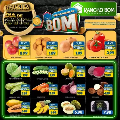 Catálogo Rancho Bom Supermercados (válido até 1-10)