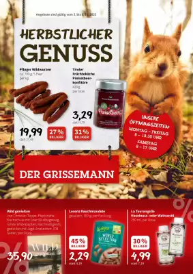 Der Grissemann Flugblatt (gültig bis 9-10)