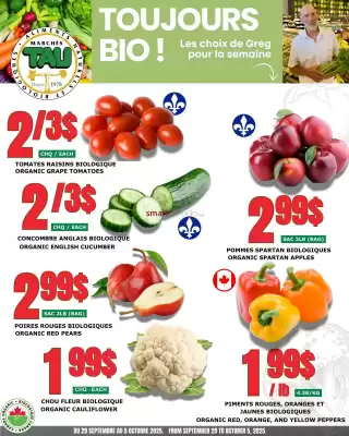 Marches Tau flyer (valid until 8-10)