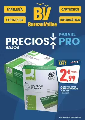 Folleto Bureau Vallée (válido hasta el 11-10)