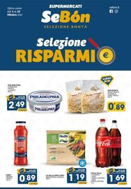Volantino SeBón Supermercati Pagina 1