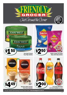 Friendly Grocer catalogue (valid until 7-10)