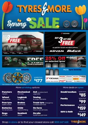 Tyres & More catalogue (valid until 31-10)