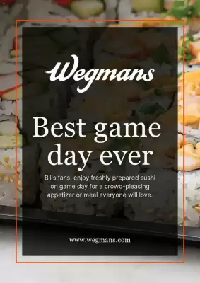 Wegmans flyer (valid until 1-11)