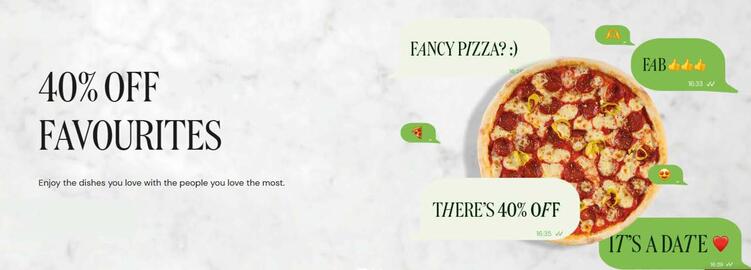 Pizza Express leaflet Page 1