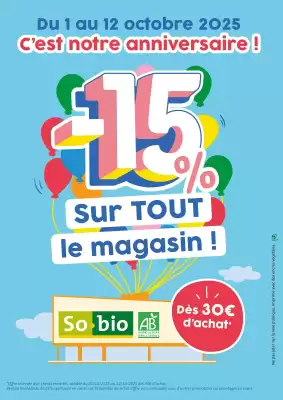Catalogue SO'BiO (valable jusqu'au 12-10)