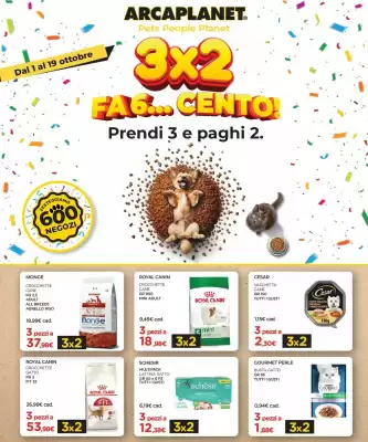 Volantino Arcaplanet (valido fino al 19-10)