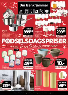 Din Isenkræmmer tilbudsavis (gælder indtil 13-10)