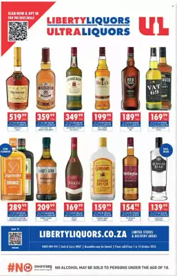 Ultra Liquors catalogue (valid until 15-10)
