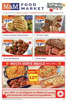 M & M Food Market flyer
