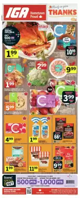 IGA flyer