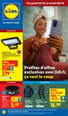 Catalogue Lidl (valable jusqu'au 6-10)