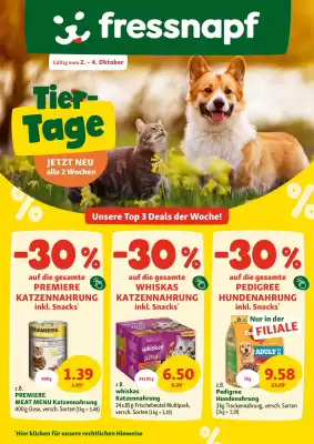 Fressnapf Flugblatt (gültig bis 4-10)