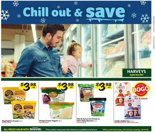 Harveys Supermarkets weekly ad Page 1