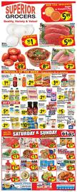 Superior Grocers weekly ad week 40 Page 1