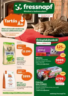 Fressnapf akciós újság (érvényes eddig: 15-10)