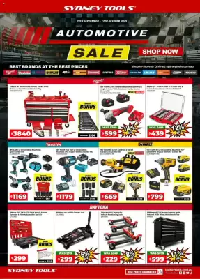 Sydney Tools catalogue (valid until 12-10)