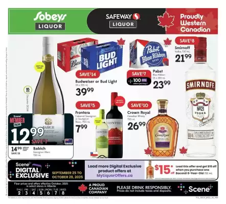 Sobeys Liquor flyer (valid until 9-10)
