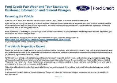 Ford leaflet Page 1
